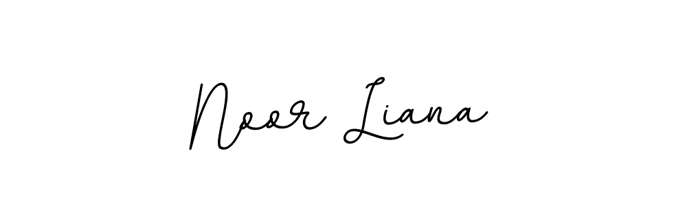 The best way (BallpointsItalic-DORy9) to make a short signature is to pick only two or three words in your name. The name Noor Liana include a total of six letters. For converting this name. Noor Liana signature style 11 images and pictures png