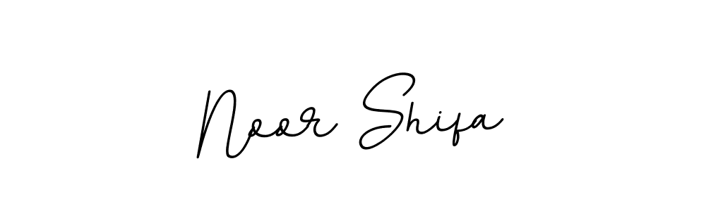 Noor Shifa stylish signature style. Best Handwritten Sign (BallpointsItalic-DORy9) for my name. Handwritten Signature Collection Ideas for my name Noor Shifa. Noor Shifa signature style 11 images and pictures png