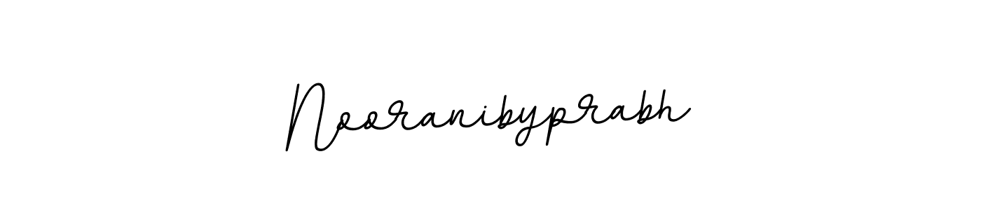 You should practise on your own different ways (BallpointsItalic-DORy9) to write your name (Nooranibyprabh) in signature. don't let someone else do it for you. Nooranibyprabh signature style 11 images and pictures png