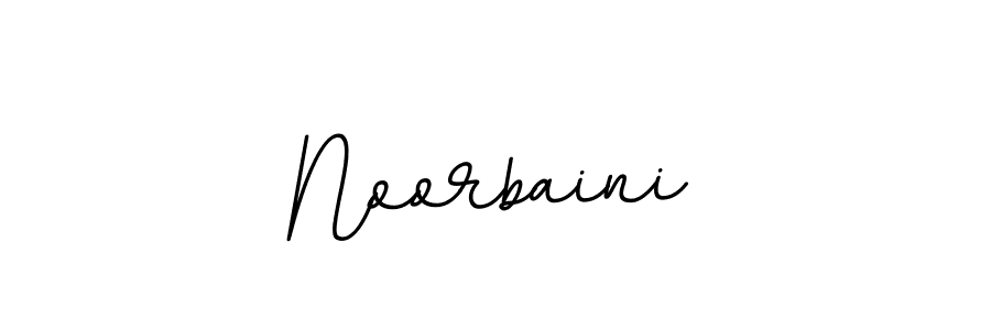 Make a beautiful signature design for name Noorbaini. With this signature (BallpointsItalic-DORy9) style, you can create a handwritten signature for free. Noorbaini signature style 11 images and pictures png