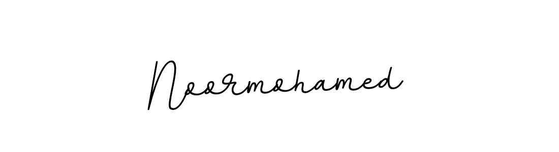 Create a beautiful signature design for name Noormohamed. With this signature (BallpointsItalic-DORy9) fonts, you can make a handwritten signature for free. Noormohamed signature style 11 images and pictures png