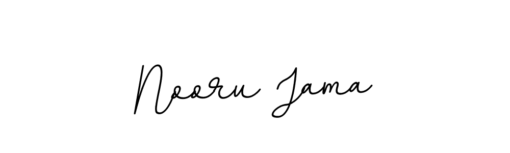 Create a beautiful signature design for name Nooru Jama. With this signature (BallpointsItalic-DORy9) fonts, you can make a handwritten signature for free. Nooru Jama signature style 11 images and pictures png