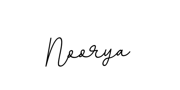 Create a beautiful signature design for name Noorya. With this signature (BallpointsItalic-DORy9) fonts, you can make a handwritten signature for free. Noorya signature style 11 images and pictures png