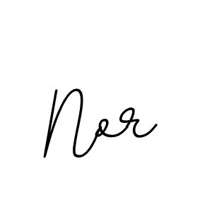 Make a beautiful signature design for name Nor. With this signature (BallpointsItalic-DORy9) style, you can create a handwritten signature for free. Nor signature style 11 images and pictures png