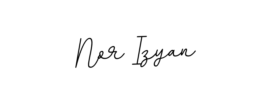Also we have Nor Izyan name is the best signature style. Create professional handwritten signature collection using BallpointsItalic-DORy9 autograph style. Nor Izyan signature style 11 images and pictures png