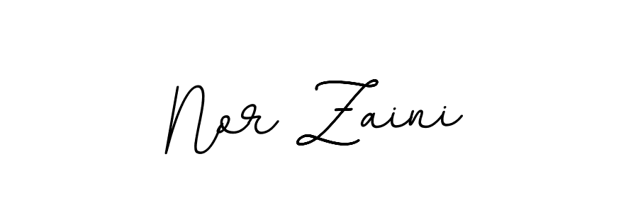 It looks lik you need a new signature style for name Nor Zaini. Design unique handwritten (BallpointsItalic-DORy9) signature with our free signature maker in just a few clicks. Nor Zaini signature style 11 images and pictures png