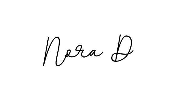 Create a beautiful signature design for name Nora D. With this signature (BallpointsItalic-DORy9) fonts, you can make a handwritten signature for free. Nora D signature style 11 images and pictures png