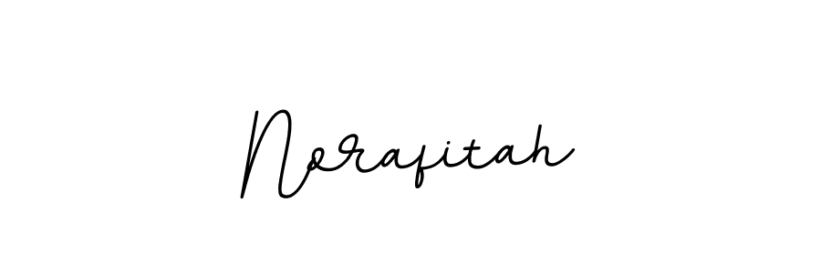 Make a beautiful signature design for name Norafitah. With this signature (BallpointsItalic-DORy9) style, you can create a handwritten signature for free. Norafitah signature style 11 images and pictures png