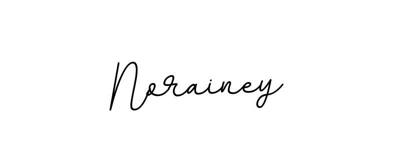 Make a beautiful signature design for name Norainey. With this signature (BallpointsItalic-DORy9) style, you can create a handwritten signature for free. Norainey signature style 11 images and pictures png