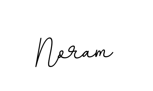 How to make Noram name signature. Use BallpointsItalic-DORy9 style for creating short signs online. This is the latest handwritten sign. Noram signature style 11 images and pictures png