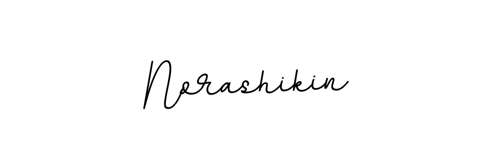 Create a beautiful signature design for name Norashikin. With this signature (BallpointsItalic-DORy9) fonts, you can make a handwritten signature for free. Norashikin signature style 11 images and pictures png