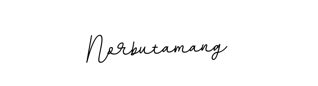 You should practise on your own different ways (BallpointsItalic-DORy9) to write your name (Norbutamang) in signature. don't let someone else do it for you. Norbutamang signature style 11 images and pictures png