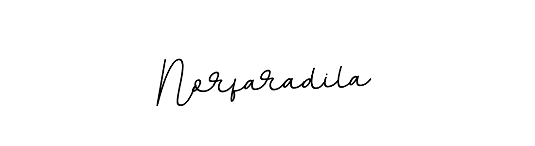 The best way (BallpointsItalic-DORy9) to make a short signature is to pick only two or three words in your name. The name Norfaradila include a total of six letters. For converting this name. Norfaradila signature style 11 images and pictures png