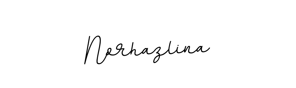 How to make Norhazlina name signature. Use BallpointsItalic-DORy9 style for creating short signs online. This is the latest handwritten sign. Norhazlina signature style 11 images and pictures png