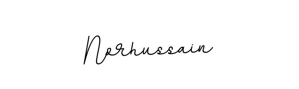 Make a beautiful signature design for name Norhussain. With this signature (BallpointsItalic-DORy9) style, you can create a handwritten signature for free. Norhussain signature style 11 images and pictures png