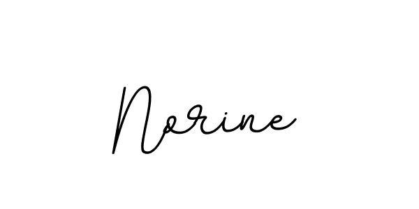 Make a beautiful signature design for name Norine. With this signature (BallpointsItalic-DORy9) style, you can create a handwritten signature for free. Norine signature style 11 images and pictures png