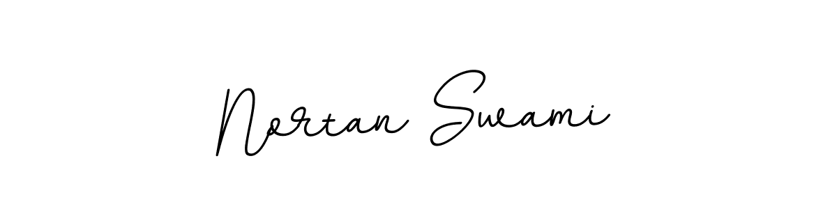 Make a beautiful signature design for name Nortan Swami. With this signature (BallpointsItalic-DORy9) style, you can create a handwritten signature for free. Nortan Swami signature style 11 images and pictures png