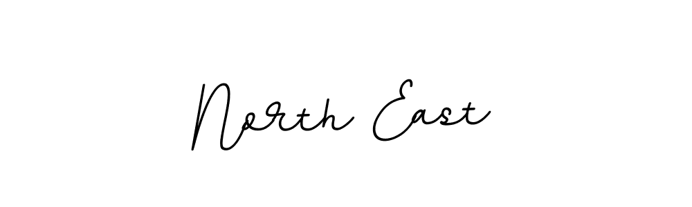 Create a beautiful signature design for name North East. With this signature (BallpointsItalic-DORy9) fonts, you can make a handwritten signature for free. North East signature style 11 images and pictures png
