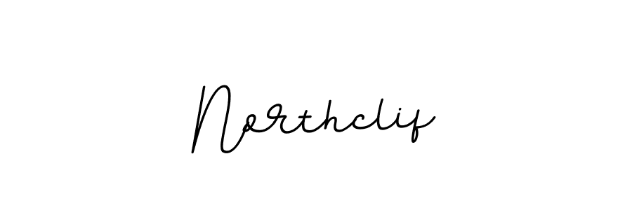 Design your own signature with our free online signature maker. With this signature software, you can create a handwritten (BallpointsItalic-DORy9) signature for name Northclif. Northclif signature style 11 images and pictures png