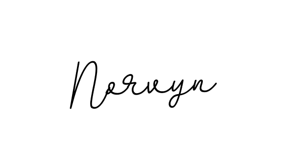 Norvyn stylish signature style. Best Handwritten Sign (BallpointsItalic-DORy9) for my name. Handwritten Signature Collection Ideas for my name Norvyn. Norvyn signature style 11 images and pictures png