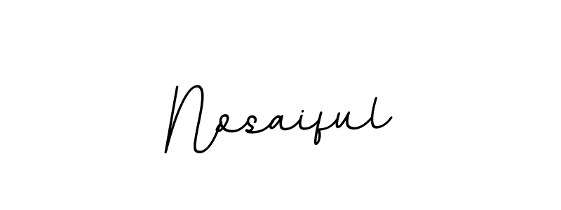 Make a beautiful signature design for name Nosaiful. Use this online signature maker to create a handwritten signature for free. Nosaiful signature style 11 images and pictures png