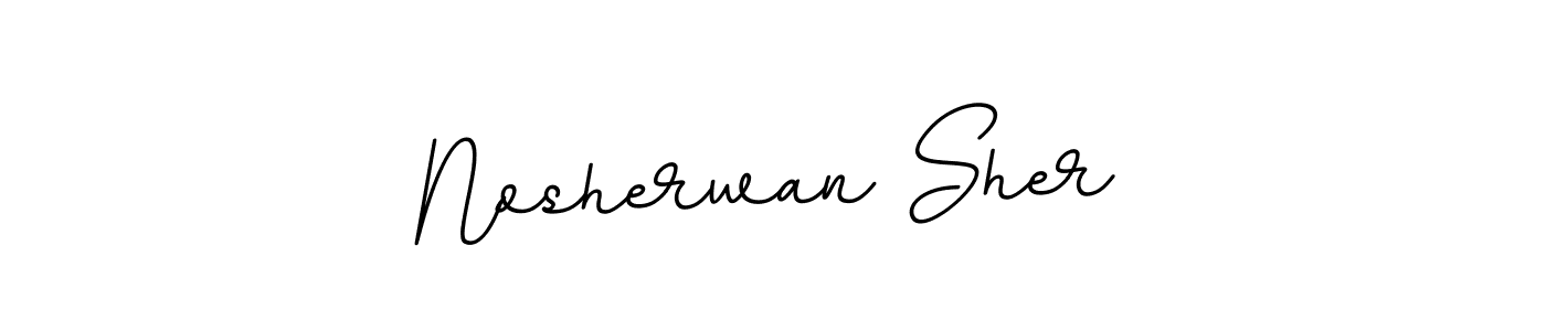 Design your own signature with our free online signature maker. With this signature software, you can create a handwritten (BallpointsItalic-DORy9) signature for name Nosherwan Sher. Nosherwan Sher signature style 11 images and pictures png