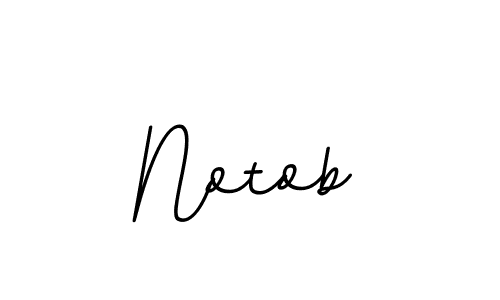 Also we have Notob name is the best signature style. Create professional handwritten signature collection using BallpointsItalic-DORy9 autograph style. Notob signature style 11 images and pictures png