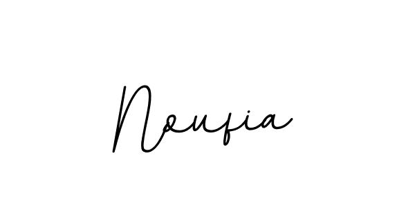 How to make Noufia name signature. Use BallpointsItalic-DORy9 style for creating short signs online. This is the latest handwritten sign. Noufia signature style 11 images and pictures png