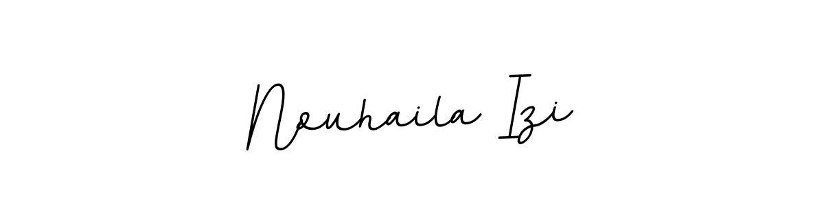 It looks lik you need a new signature style for name Nouhaila Izi. Design unique handwritten (BallpointsItalic-DORy9) signature with our free signature maker in just a few clicks. Nouhaila Izi signature style 11 images and pictures png