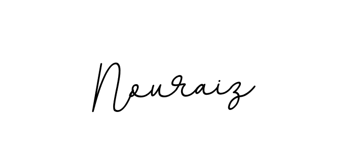Create a beautiful signature design for name Nouraiz. With this signature (BallpointsItalic-DORy9) fonts, you can make a handwritten signature for free. Nouraiz signature style 11 images and pictures png