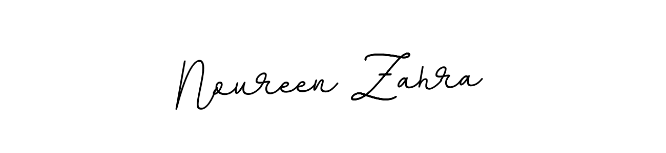 Design your own signature with our free online signature maker. With this signature software, you can create a handwritten (BallpointsItalic-DORy9) signature for name Noureen Zahra. Noureen Zahra signature style 11 images and pictures png