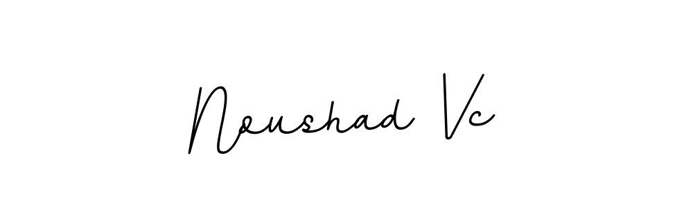 Make a beautiful signature design for name Noushad Vc. Use this online signature maker to create a handwritten signature for free. Noushad Vc signature style 11 images and pictures png
