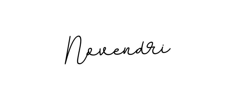 How to make Novendri name signature. Use BallpointsItalic-DORy9 style for creating short signs online. This is the latest handwritten sign. Novendri signature style 11 images and pictures png