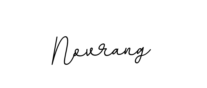 Make a beautiful signature design for name Novrang. With this signature (BallpointsItalic-DORy9) style, you can create a handwritten signature for free. Novrang signature style 11 images and pictures png