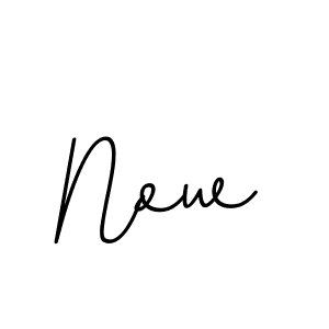 How to make Now name signature. Use BallpointsItalic-DORy9 style for creating short signs online. This is the latest handwritten sign. Now signature style 11 images and pictures png