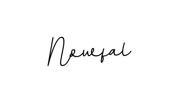 Design your own signature with our free online signature maker. With this signature software, you can create a handwritten (BallpointsItalic-DORy9) signature for name Nowfal. Nowfal signature style 11 images and pictures png