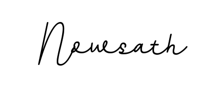 How to make Nowsath name signature. Use BallpointsItalic-DORy9 style for creating short signs online. This is the latest handwritten sign. Nowsath signature style 11 images and pictures png