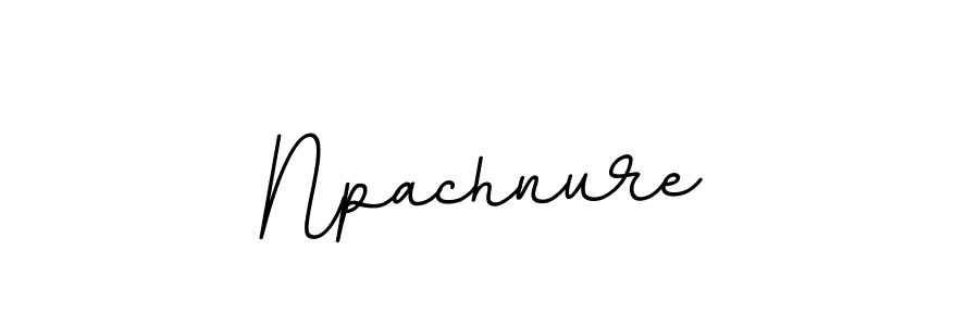 How to make Npachnure name signature. Use BallpointsItalic-DORy9 style for creating short signs online. This is the latest handwritten sign. Npachnure signature style 11 images and pictures png