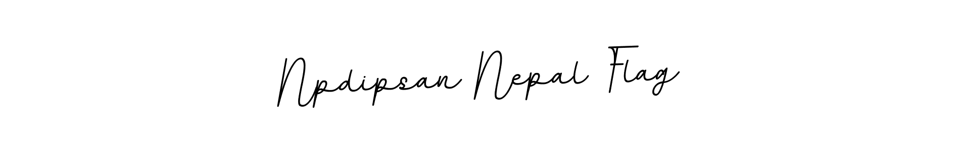Make a beautiful signature design for name Npdipsan Nepal Flag. With this signature (BallpointsItalic-DORy9) style, you can create a handwritten signature for free. Npdipsan Nepal Flag signature style 11 images and pictures png