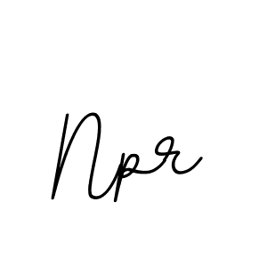 You should practise on your own different ways (BallpointsItalic-DORy9) to write your name (Npr) in signature. don't let someone else do it for you. Npr signature style 11 images and pictures png