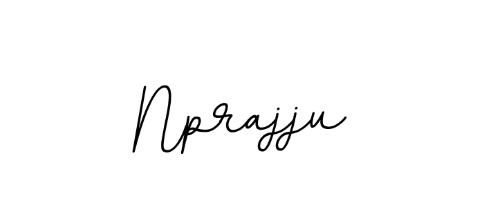 Design your own signature with our free online signature maker. With this signature software, you can create a handwritten (BallpointsItalic-DORy9) signature for name Nprajju. Nprajju signature style 11 images and pictures png