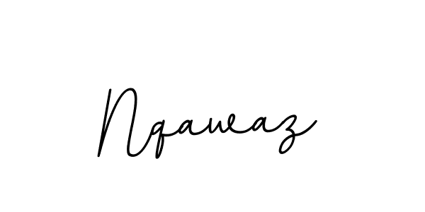 Use a signature maker to create a handwritten signature online. With this signature software, you can design (BallpointsItalic-DORy9) your own signature for name Nqawaz. Nqawaz signature style 11 images and pictures png