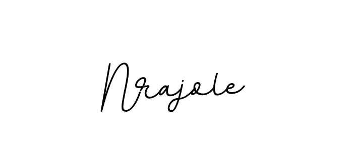 Make a beautiful signature design for name Nrajole. With this signature (BallpointsItalic-DORy9) style, you can create a handwritten signature for free. Nrajole signature style 11 images and pictures png