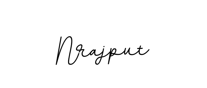 Make a beautiful signature design for name Nrajput. With this signature (BallpointsItalic-DORy9) style, you can create a handwritten signature for free. Nrajput signature style 11 images and pictures png