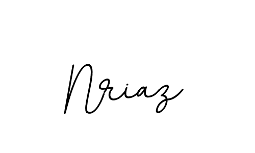 Design your own signature with our free online signature maker. With this signature software, you can create a handwritten (BallpointsItalic-DORy9) signature for name Nriaz. Nriaz signature style 11 images and pictures png