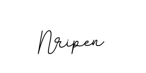 How to make Nripen signature? BallpointsItalic-DORy9 is a professional autograph style. Create handwritten signature for Nripen name. Nripen signature style 11 images and pictures png