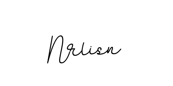 How to make Nrlisn signature? BallpointsItalic-DORy9 is a professional autograph style. Create handwritten signature for Nrlisn name. Nrlisn signature style 11 images and pictures png