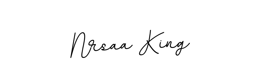 if you are searching for the best signature style for your name Nrsaa King. so please give up your signature search. here we have designed multiple signature styles  using BallpointsItalic-DORy9. Nrsaa King signature style 11 images and pictures png