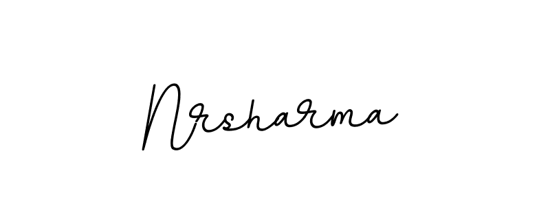 How to make Nrsharma signature? BallpointsItalic-DORy9 is a professional autograph style. Create handwritten signature for Nrsharma name. Nrsharma signature style 11 images and pictures png