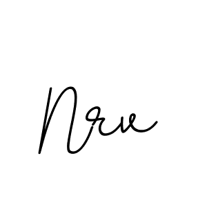 It looks lik you need a new signature style for name Nrv. Design unique handwritten (BallpointsItalic-DORy9) signature with our free signature maker in just a few clicks. Nrv signature style 11 images and pictures png